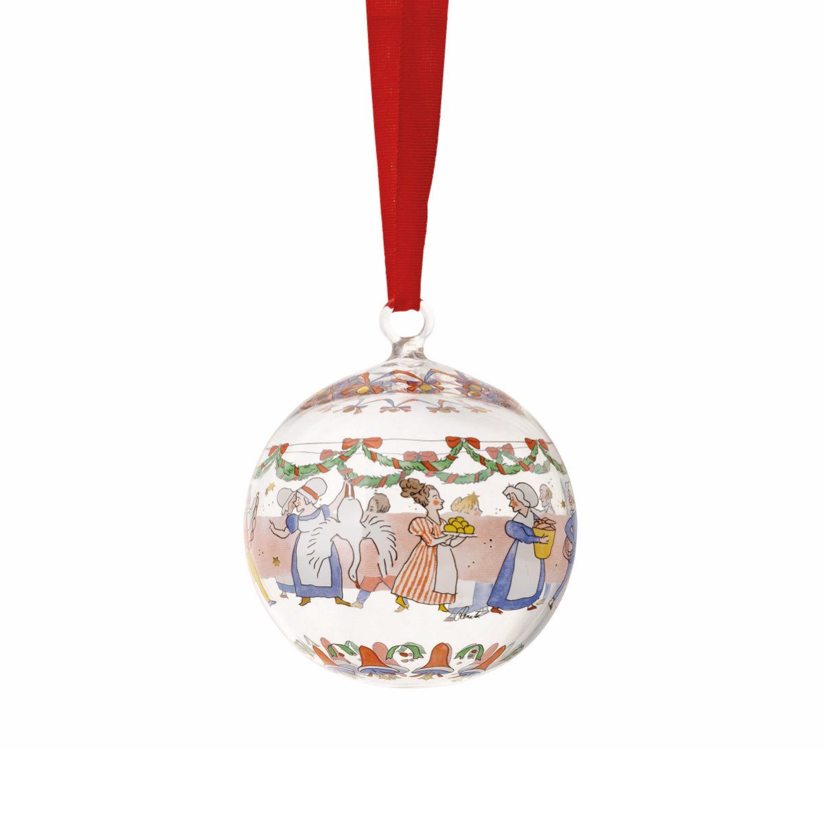 Hutschenreuther Weihnachtsbaumkugel Jahresartikel Weihnachten 2026 Weihnachtsdekoration, Jahreskugel, Weihnachtsbaumkugel, Christbaumkugel 6 cm