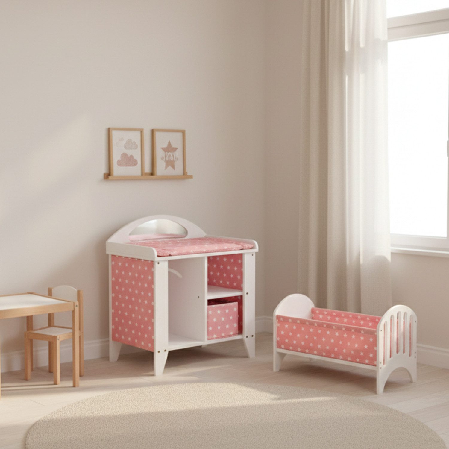 howa Puppenbett Stars, aus Holz