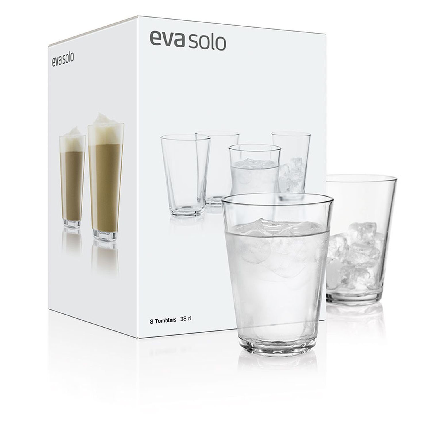 Eva Solo Gläser-Set Big Box Groß, Glas, 8er Set