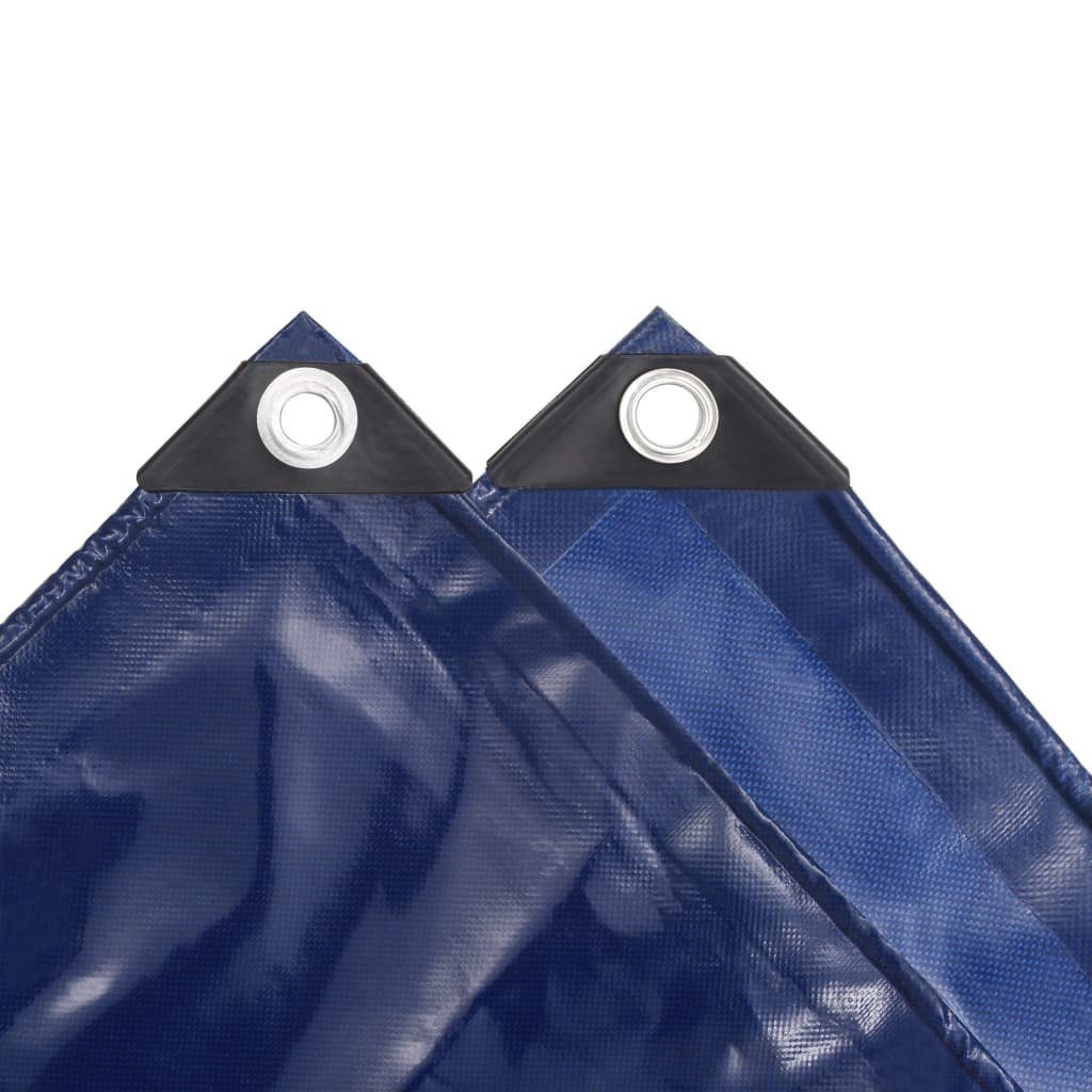 vidaXL Schutzplane Abdeckplane 650 g/m² 5 x 6 m Blau (1-St)