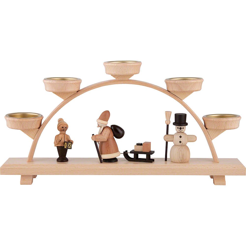 Spielwarenmacher Günther e.K. Schwibbogen Schwibbogen Weihnachtszeit, natur (32,5x16cm) von Spielwarenmacher Gün