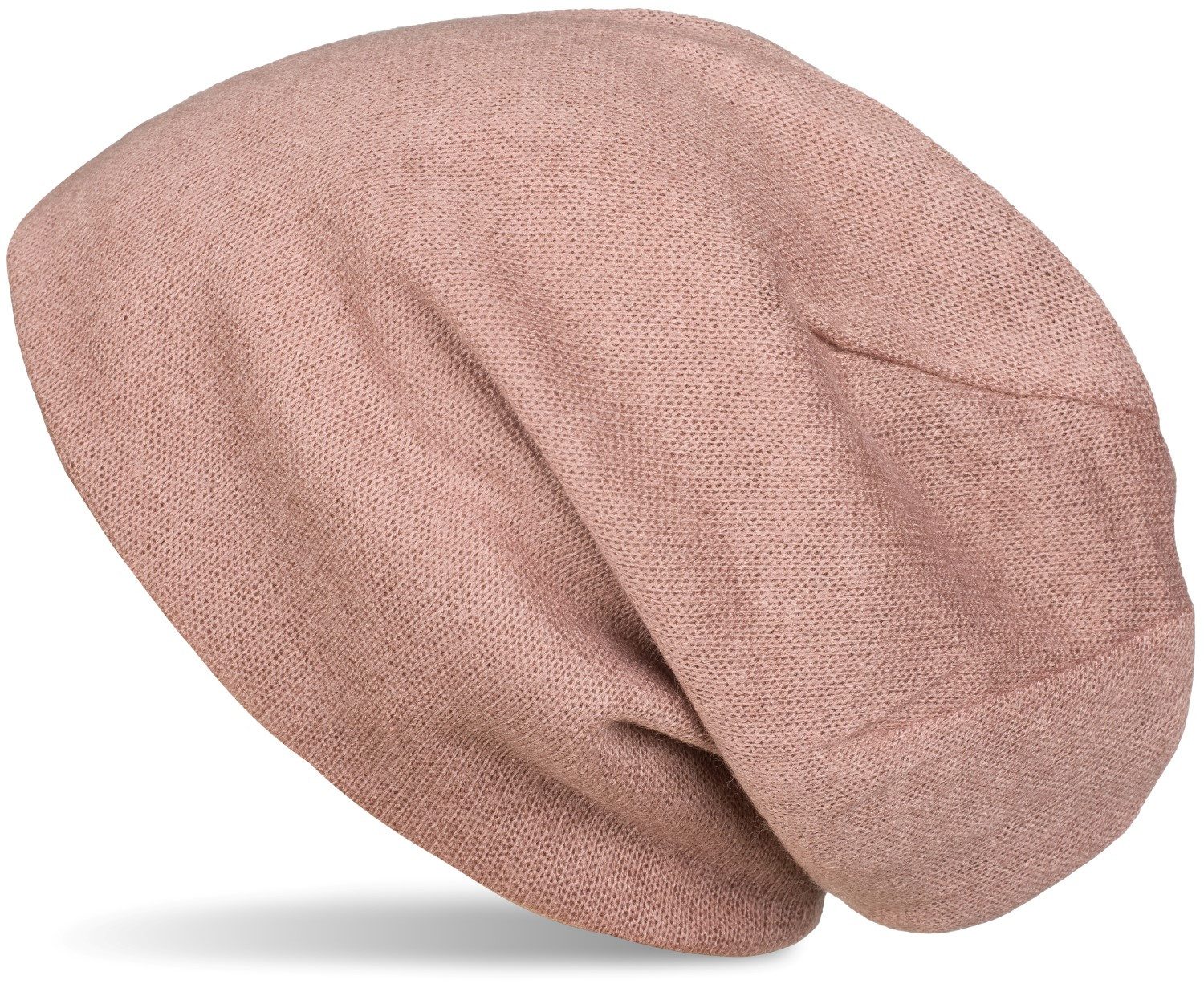 Strickmütze Feinstrick Beanie Meliert