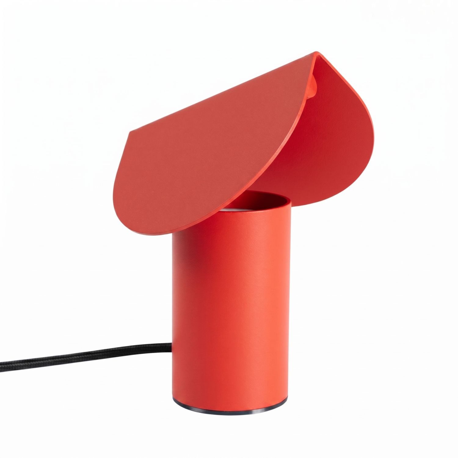 Licht-Erlebnisse Nachttischlampe GERAU, LED fest integriert, Warmweiß, LED Aluminium 15 cm Rot 3000 K 755 lm Modern
