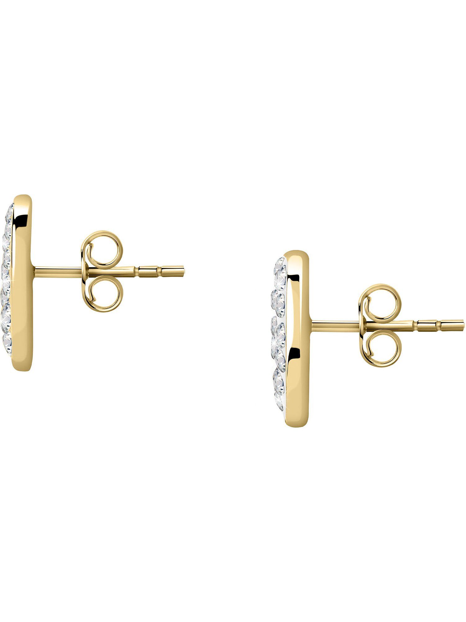 FAVS Paar Ohrstecker FAVS Damen-Ohrstecker 375er Gelbgold 28 Kristall