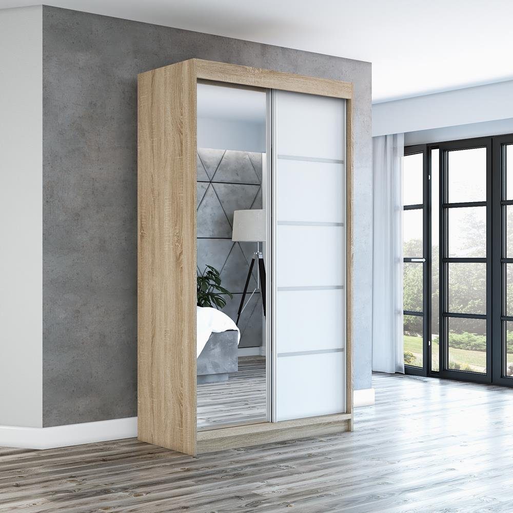 A&J MöbelLand GmbH Schiebetürenschrank GAPI mit Spiegel (TOP ANGEBOT! Geräu günstig online kaufen