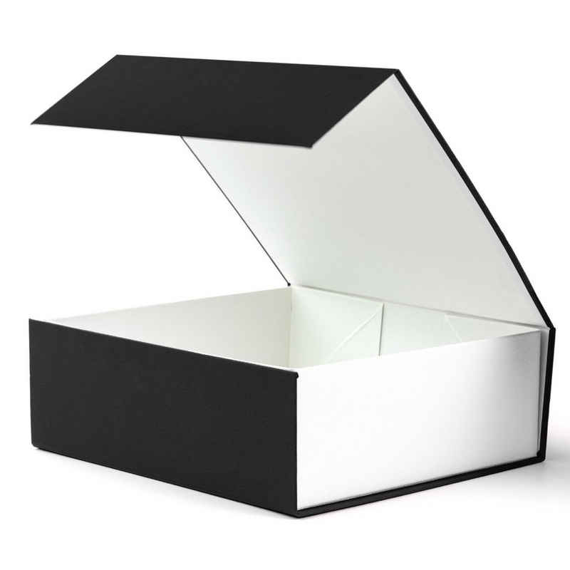 AdelDream Aufbewahrungsbox Geschenkbox Rechteck mit Deckel und Magnet für Hochzeiten, Geburtstagsgeschenk und Babybrautjungfer Geschenkbox
