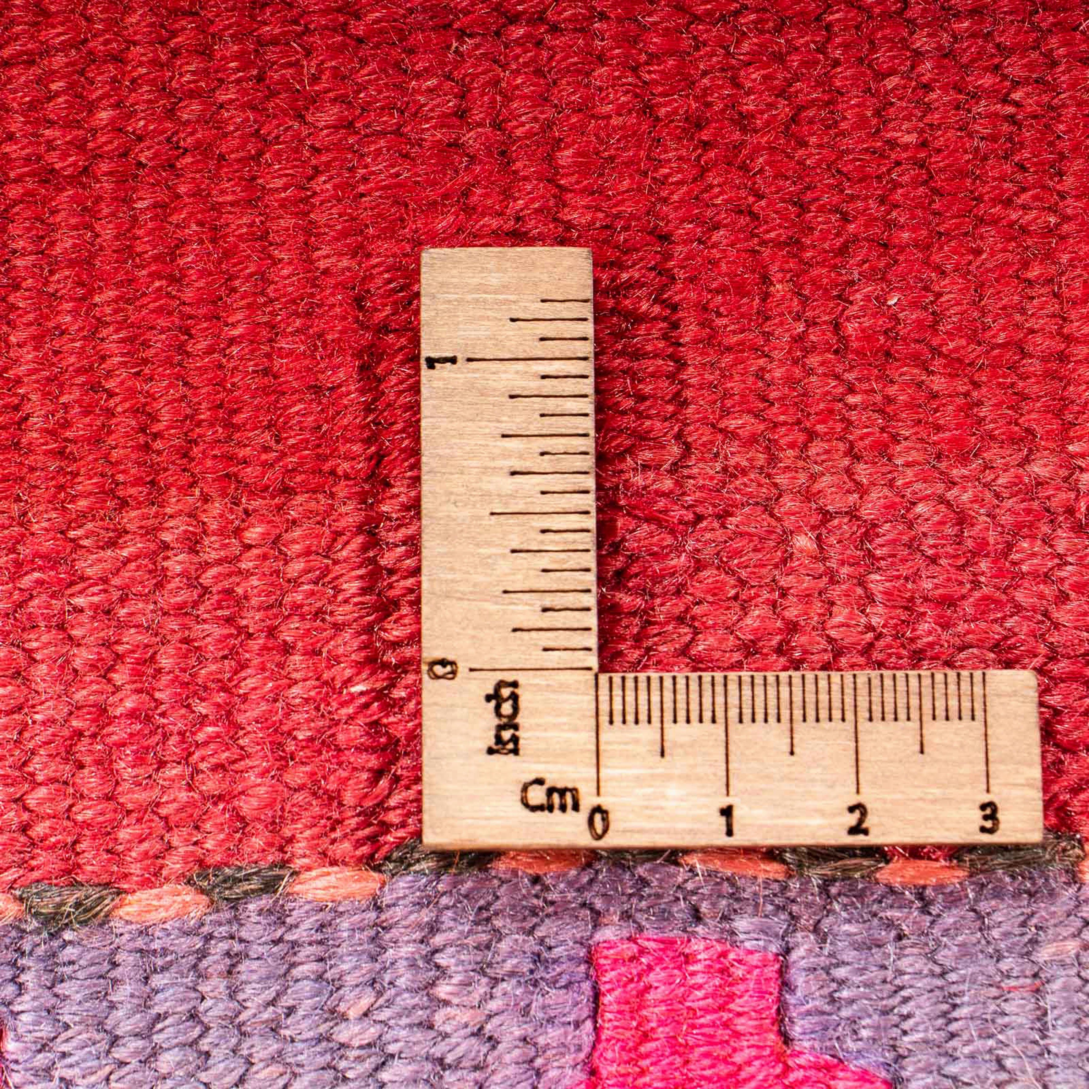 Wollteppich Kelim - - 5 cm morgenland, 140 x mm, Höhe: 340 mehrfarbig, rechteckig, Old - Wohnzimmer, Einzelstück