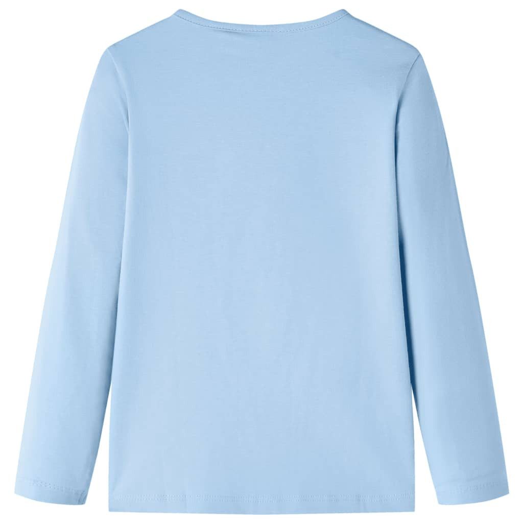 vidaXL Langarmshirt Kinder-Langarmshirt Hellblau 140
