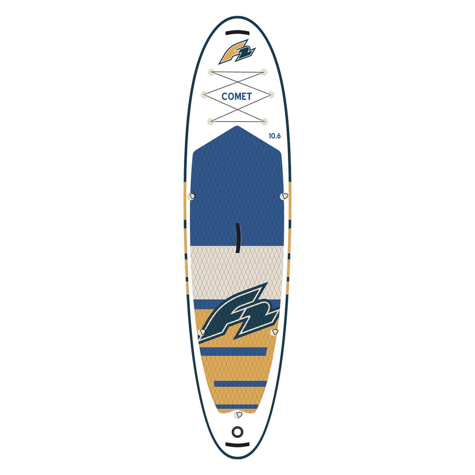 SUP-Board F2 SUP Stand Up Paddle Board Comet - Board only 354cm 11,6 Weiss