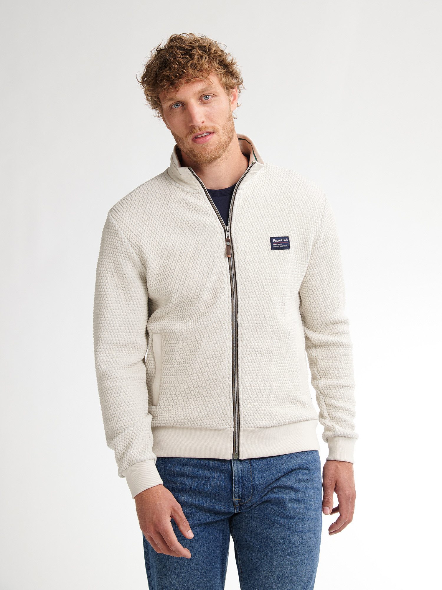 Petrol Industries Sweatshirt Gerippte Strickjacke Kenai günstig online kaufen