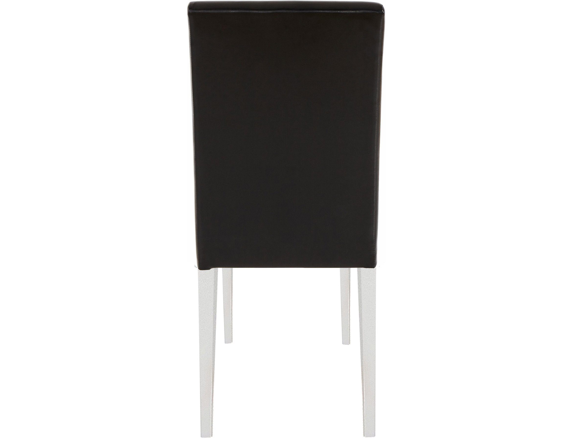 Stuhl loft24 (Set Lionare | 2), Stück weiß 2 schwarz