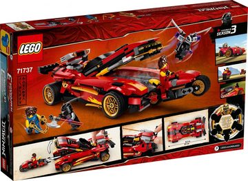 LEGO® Konstruktionsspielsteine LEGO NINJAGO® - X-1 Ninja Supercar, (599 St)