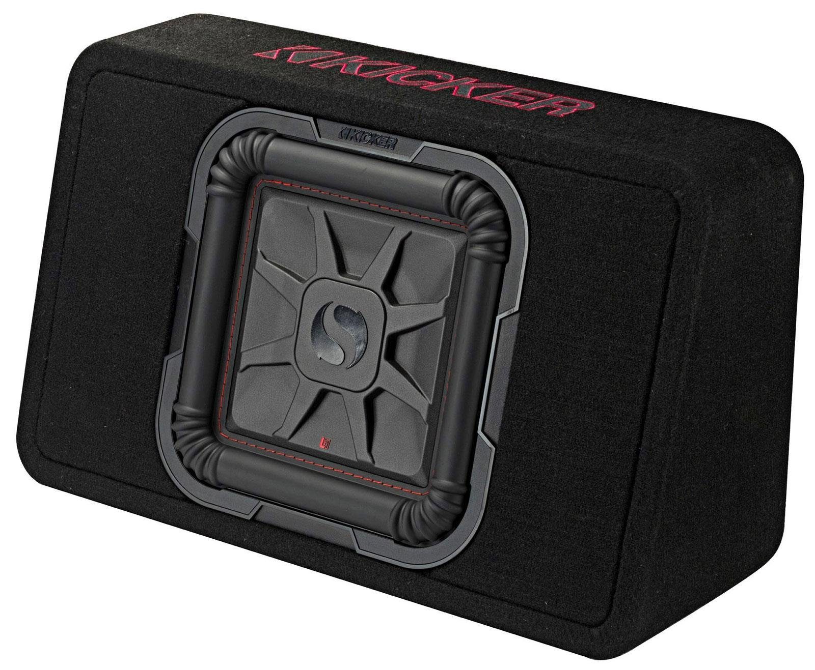 Kicker Subbox TL7T102 25cm Gehäusesubwoofer mit 1000 Watt Auto-Subwoofer