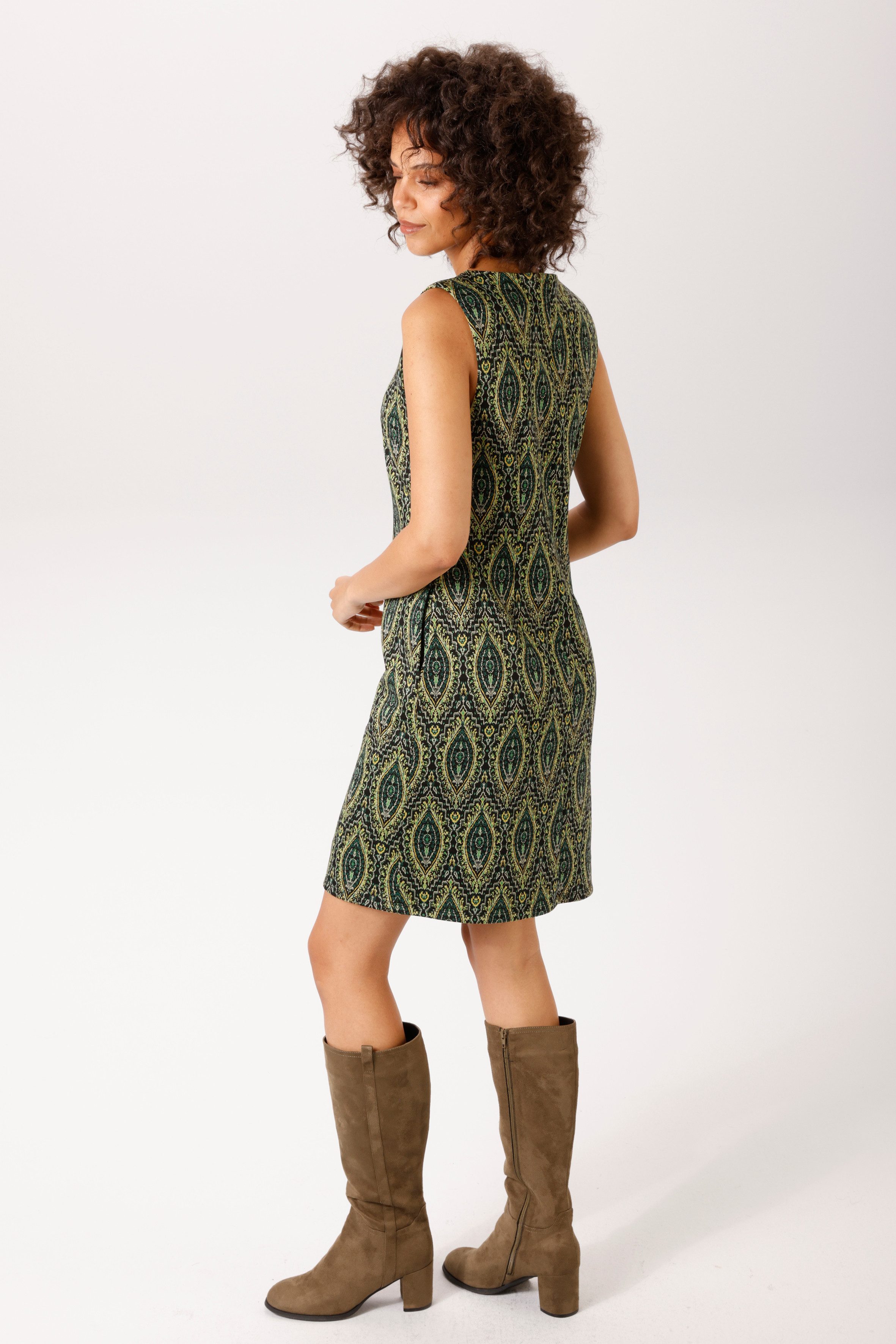 Aniston CASUAL Etuikleid mit farbharmonischen Ornament-Muster - NEUE KOLLEKTION