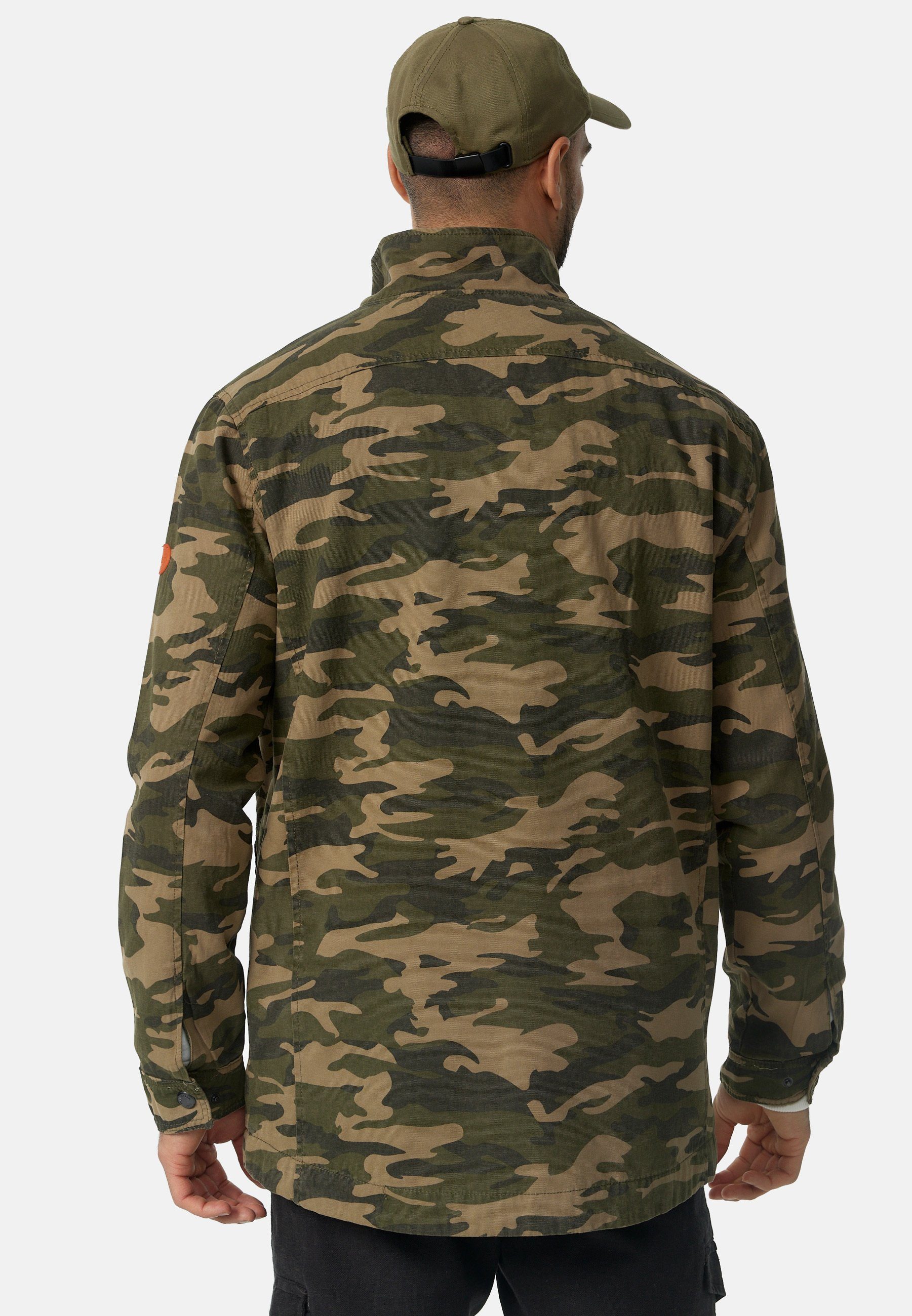 Simeon Camouflage Indicode Dired Fieldjacket