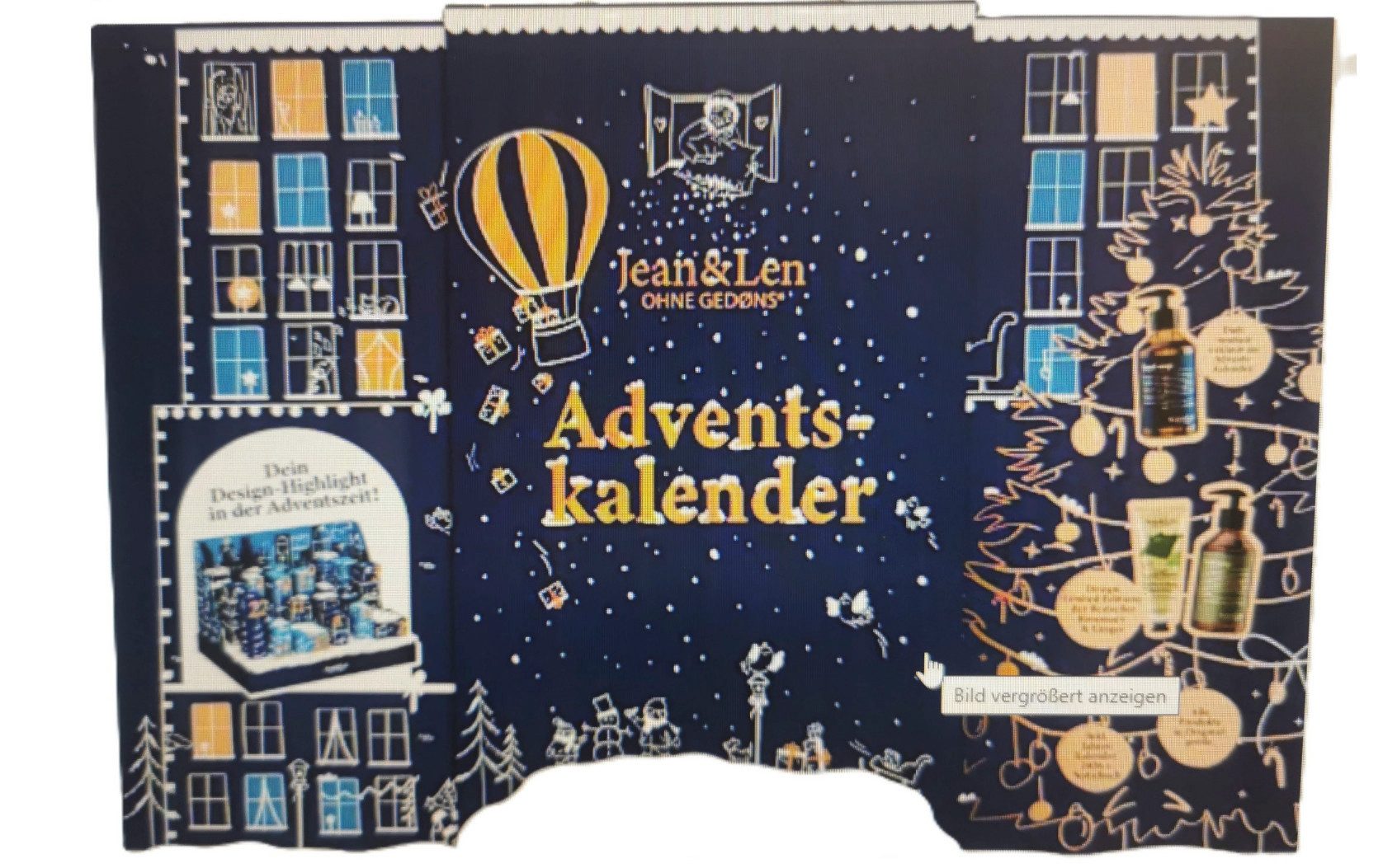 dm-drogerie markt GmbH & Co. KG Adventskalender Jean&Len Adventskalender 2025 Design-Highlight Haus (24-tlg)