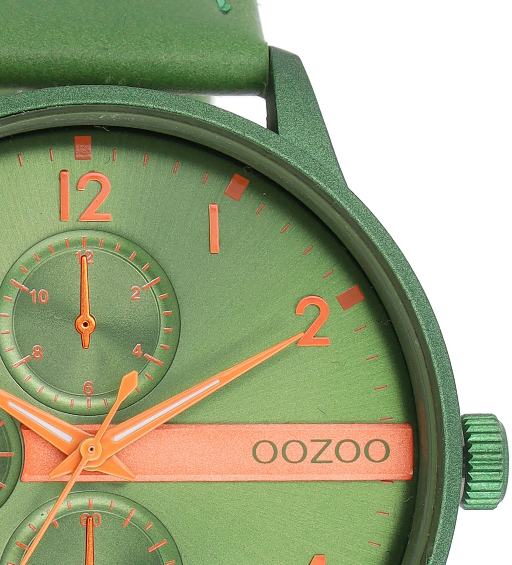 OOZOO Quarzuhr C11308, Armbanduhr, Herrenuhr, Lederarmband günstig online kaufen