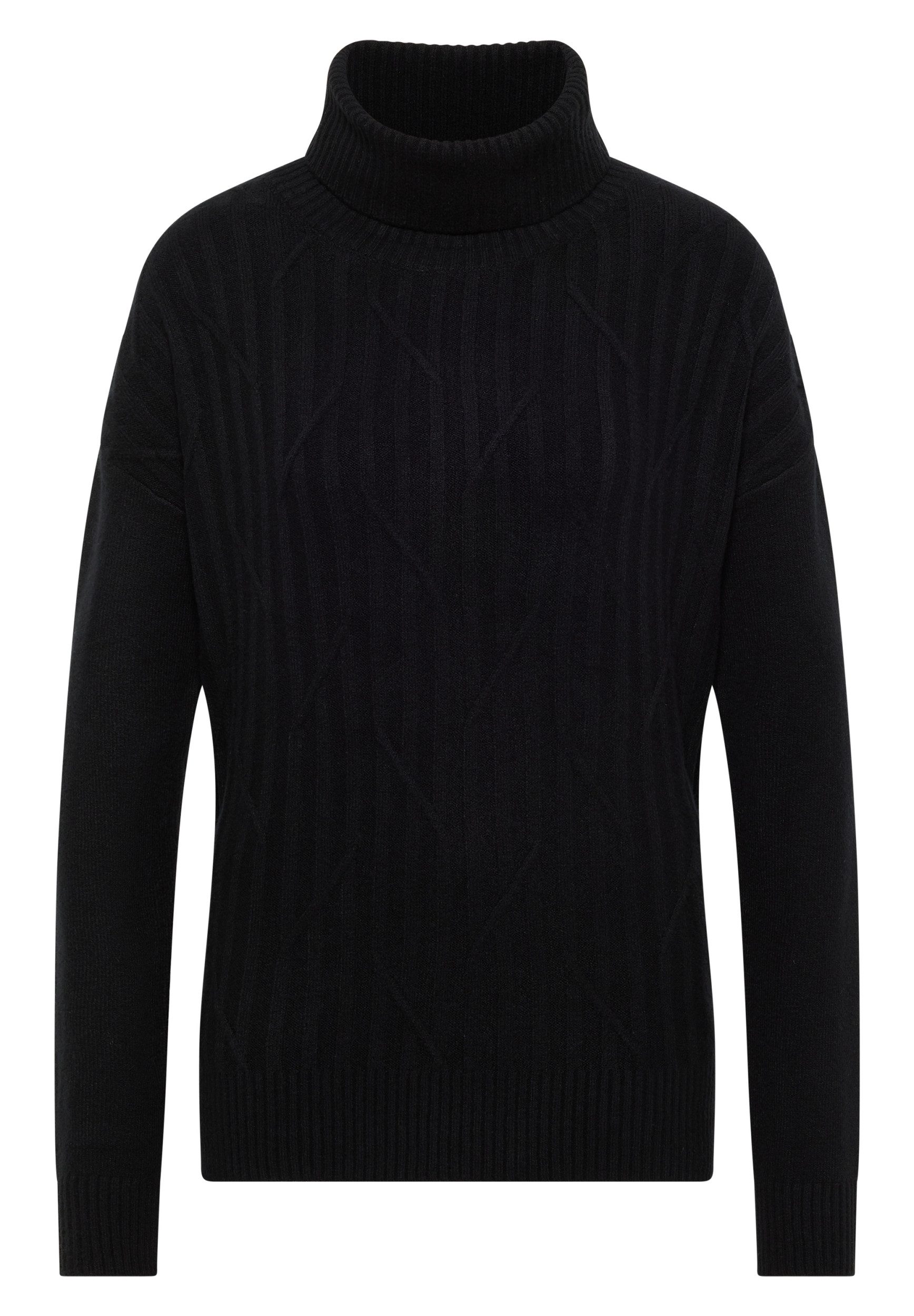 CECIL Strickpullover TOS_Cosy graphic rollneck günstig online kaufen