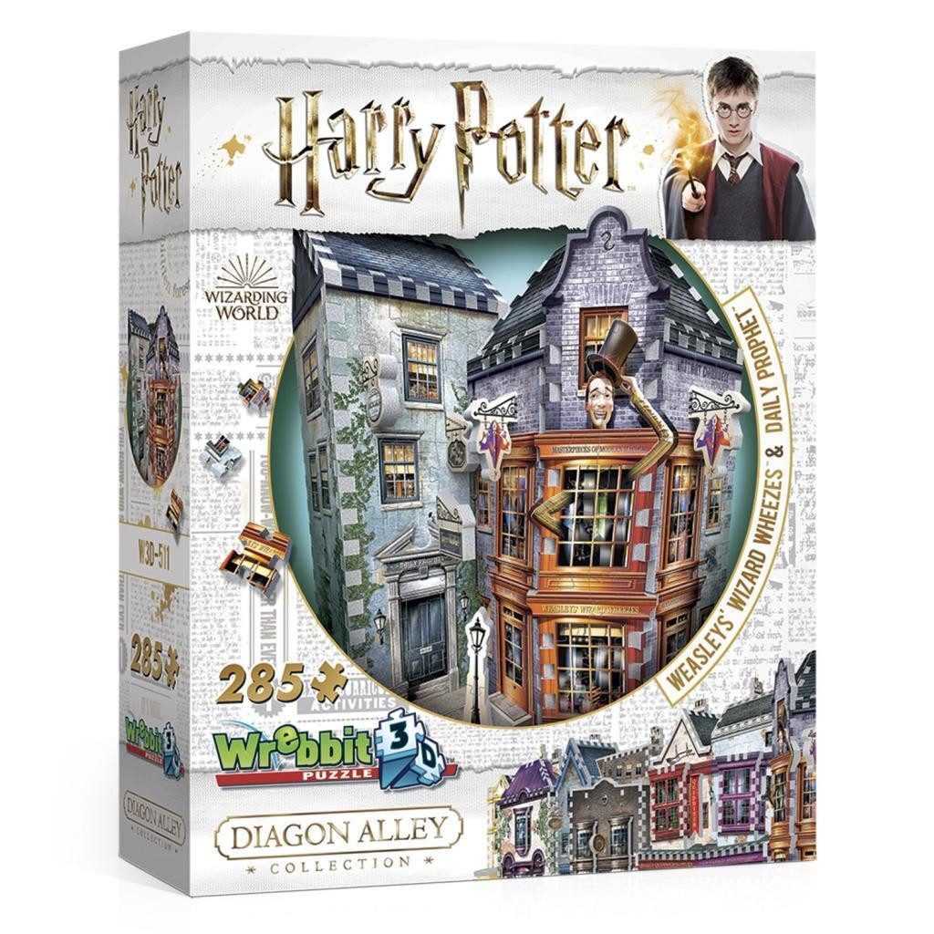 JH-Products Puzzle Weasleys zauberhafte Scherze + Tagesprophet - Harry Potter. Puzzle..., 285 Puzzleteile