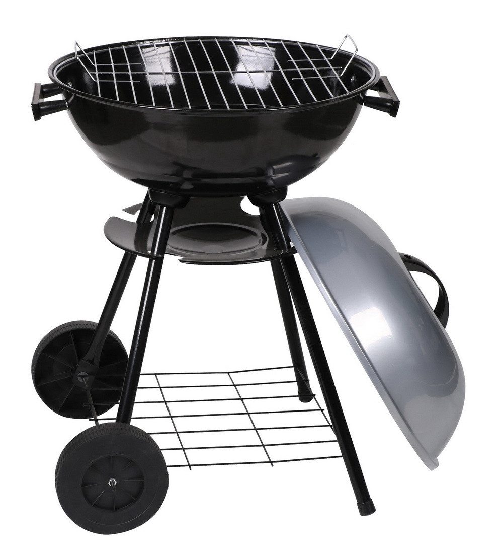 Urban Living Holzkohlegrill ELITE Barbeque Rundgrill Grillwagen Kugelgrilll