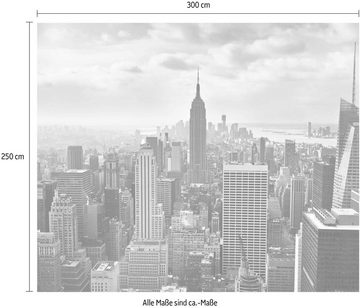 Komar Vliestapete NYC Black and White, (1 St), 300x250 cm (Breite x Höhe), Vliestapete, 100 cm Bahnbreite