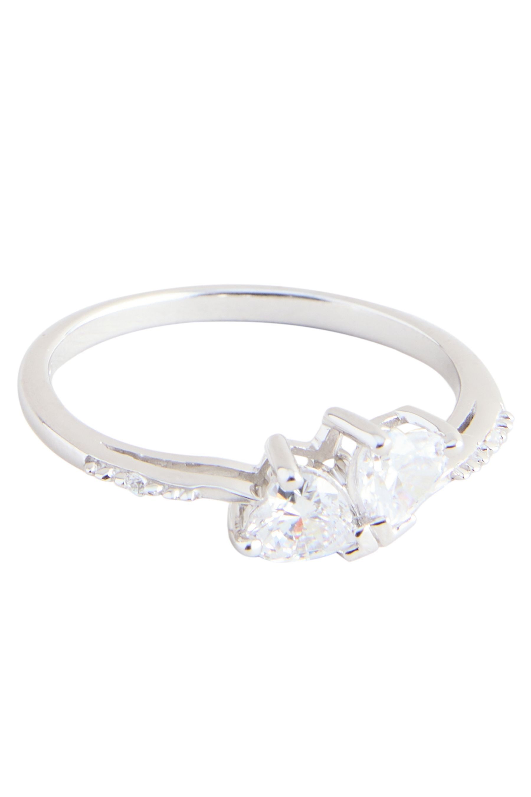 Next Fingerring Ring mit verflochtenem Herzdesign (1-tlg)