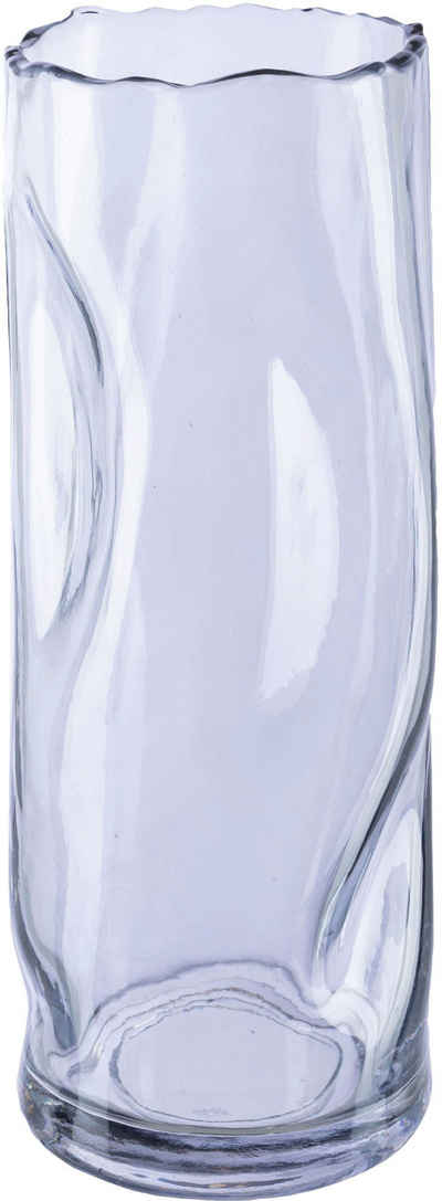 Leonique Tischvase Blumenvase Caline (1 St), Vase aus Glas, im Crunch-Design, Höhe ca. 26 cm