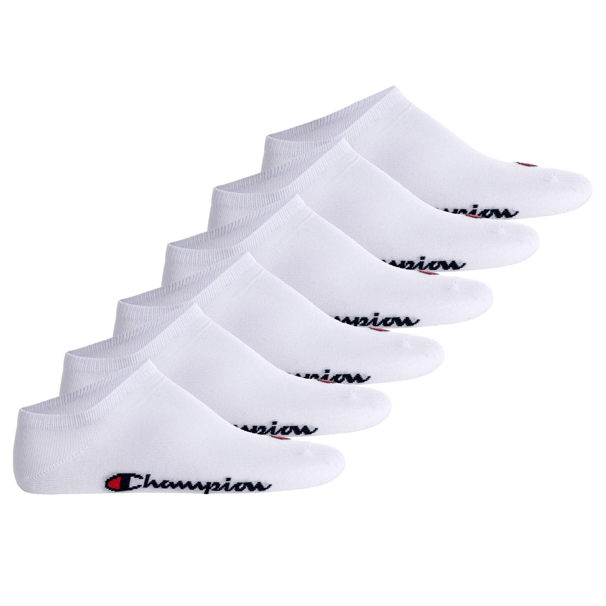 Champion Sportsocken Unisex Socken, 6 Paar - Crew Socken Basic Weiß