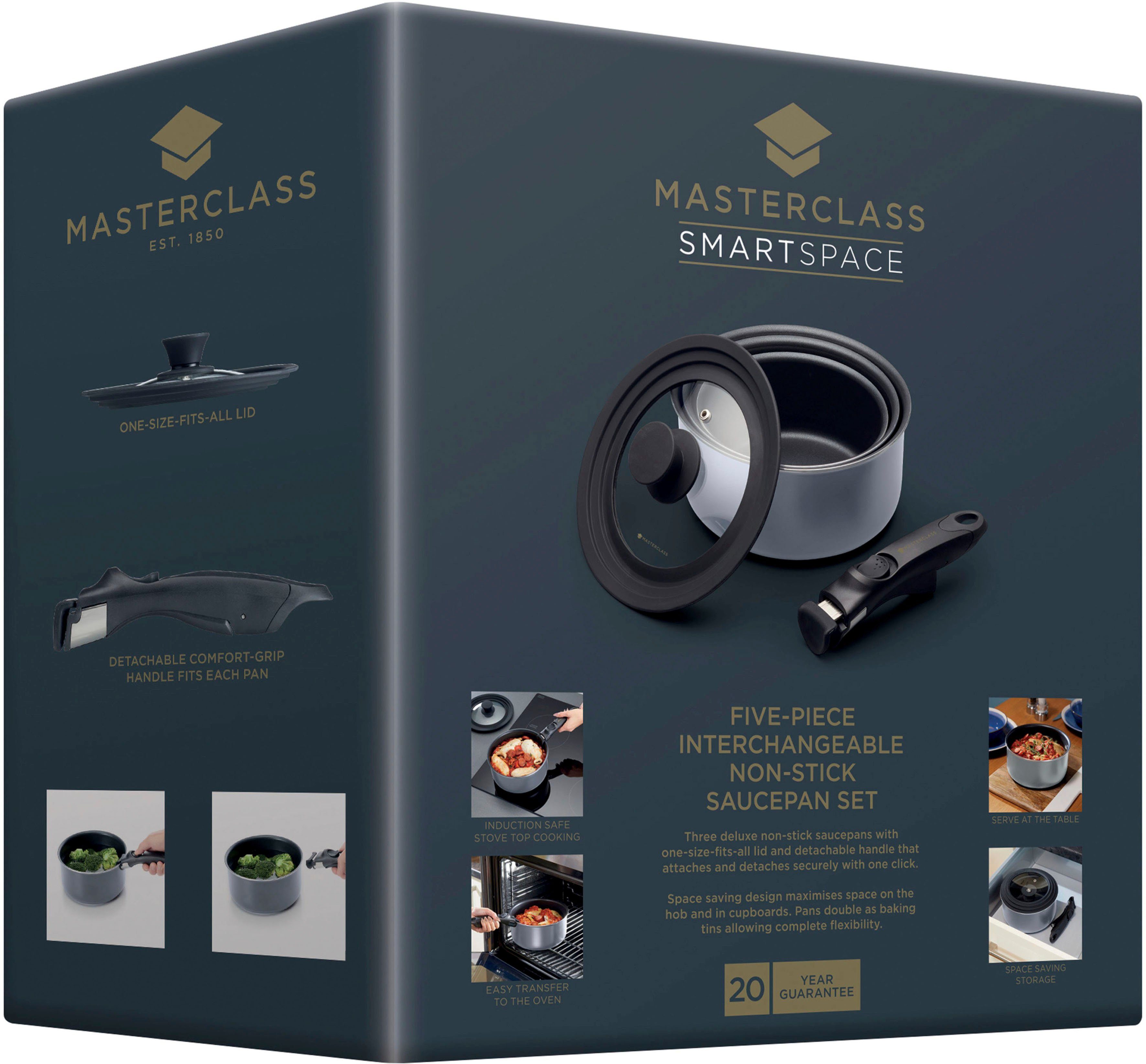 (Set, Aluminium MasterClass 3-tlg), Pfannen-Set, Induktion