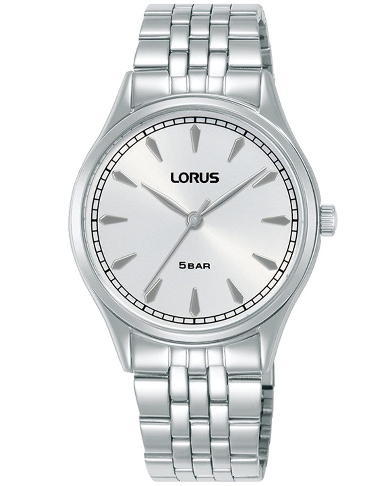 LORUS Quarzuhr RG293YX9, Armbanduhr, Damenuhr, Edelstahlarmband, analog