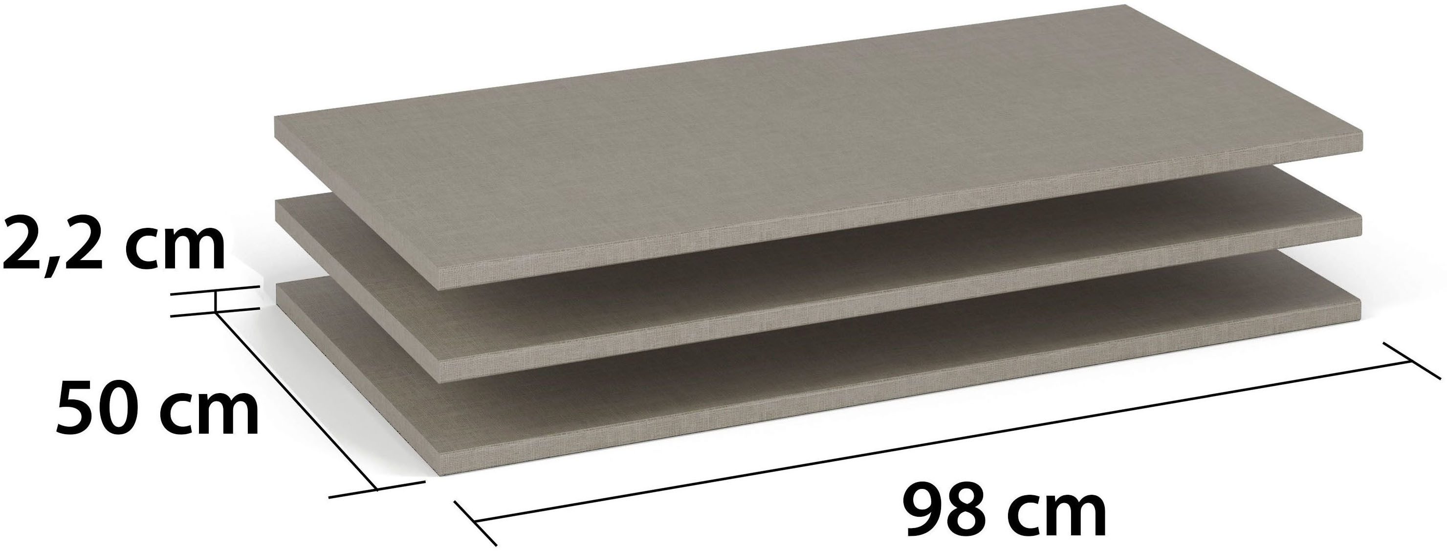 rauch Einlegeboden Rauch Stauraum-Erweiterung für Drehtürenschränke, Mehr Platz im Kleiderschrank: 98 cm Einlegeboden von Rauch