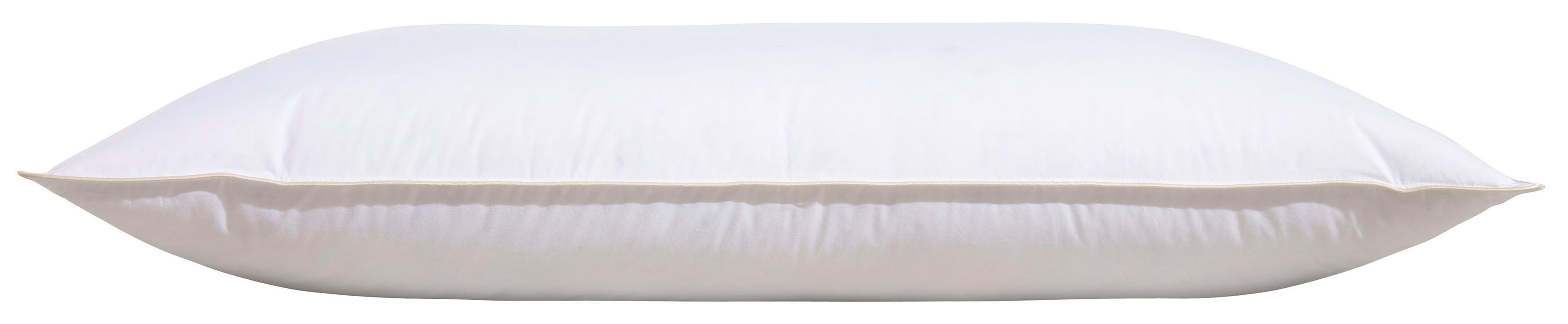 OTTO home 3-Kammer-Kopfkissen Litrone Kopfkissen 40x80 cm, 80x80 cm, Füllung: 100% Gänsedaunen Außenkammer & 100% Gänsefedern Innenkern, Bezug: 100% Baumwolle, Bauchschläfer, Rückenschläfer, Seitenschläfer, Kissen DOWNPASS zertifiziert und Made in Germany