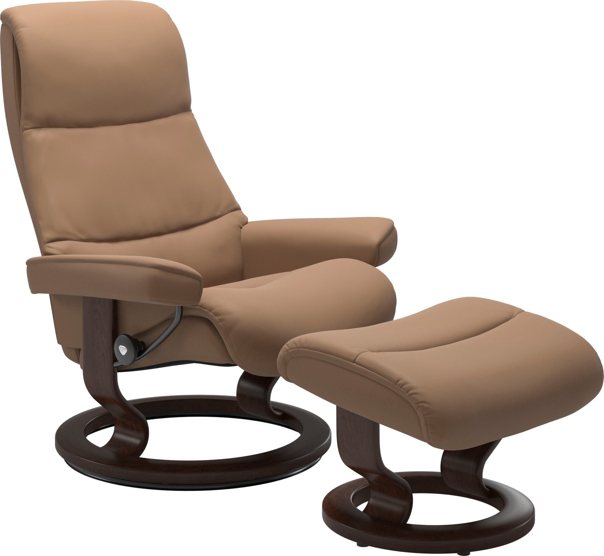 Stressless® Relaxsessel View, mit Classic Base, Größe L, Gestell Braun