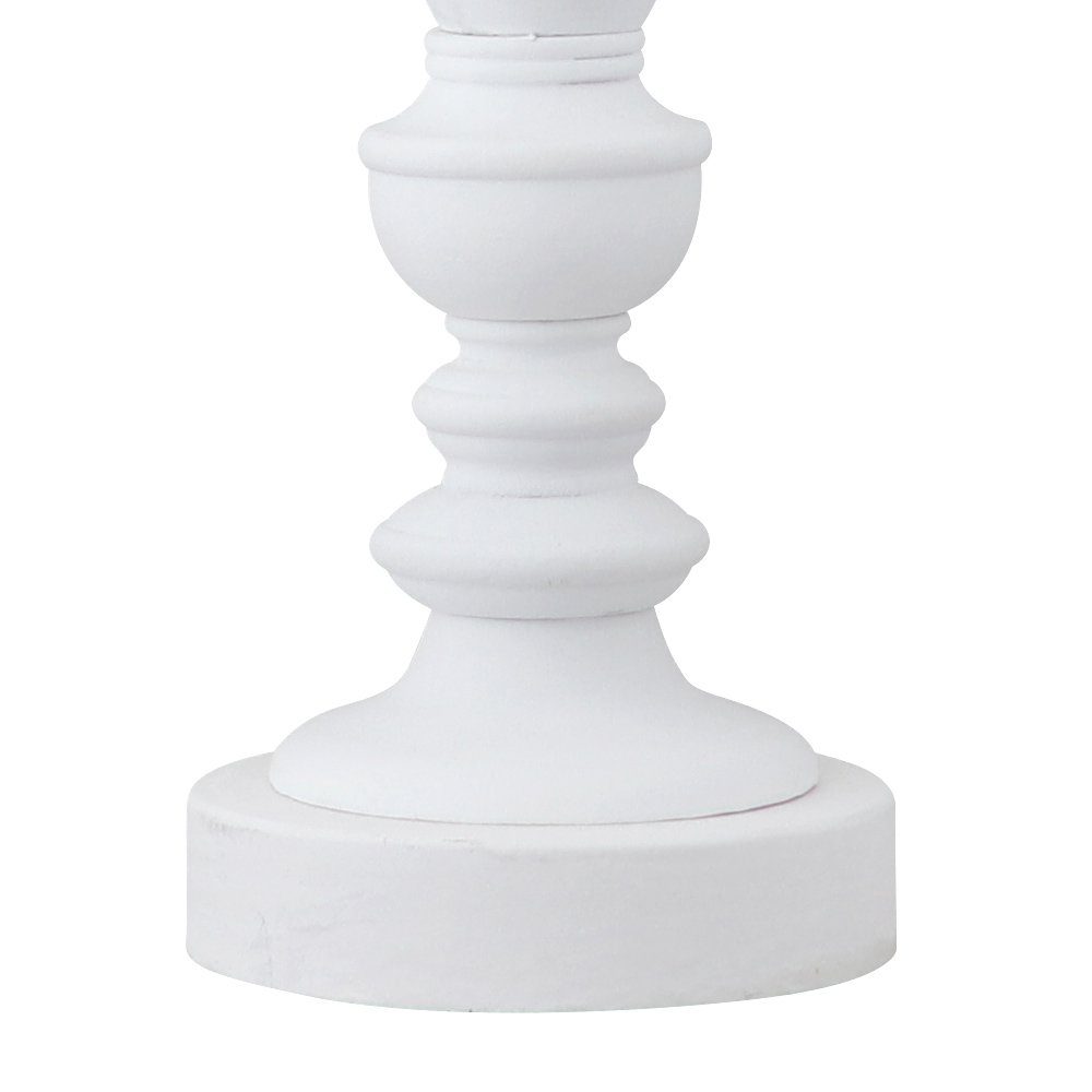 Grafelstein Tischleuchte Lampenfuß LIGHTHOUSE weiß aus Holz H42cm  Tischlampe Hamptons
