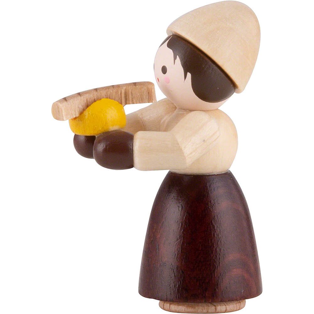 Volkskunstwerkstatt Romy Thiel Dekofigur Thiel-Figur Mädchen mit Bratwurst günstig online kaufen