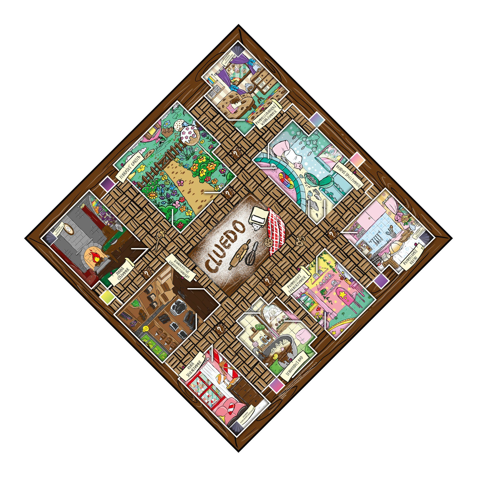 Winning Moves Spiel Cluedo Pummeleinhorn, Brettspiel