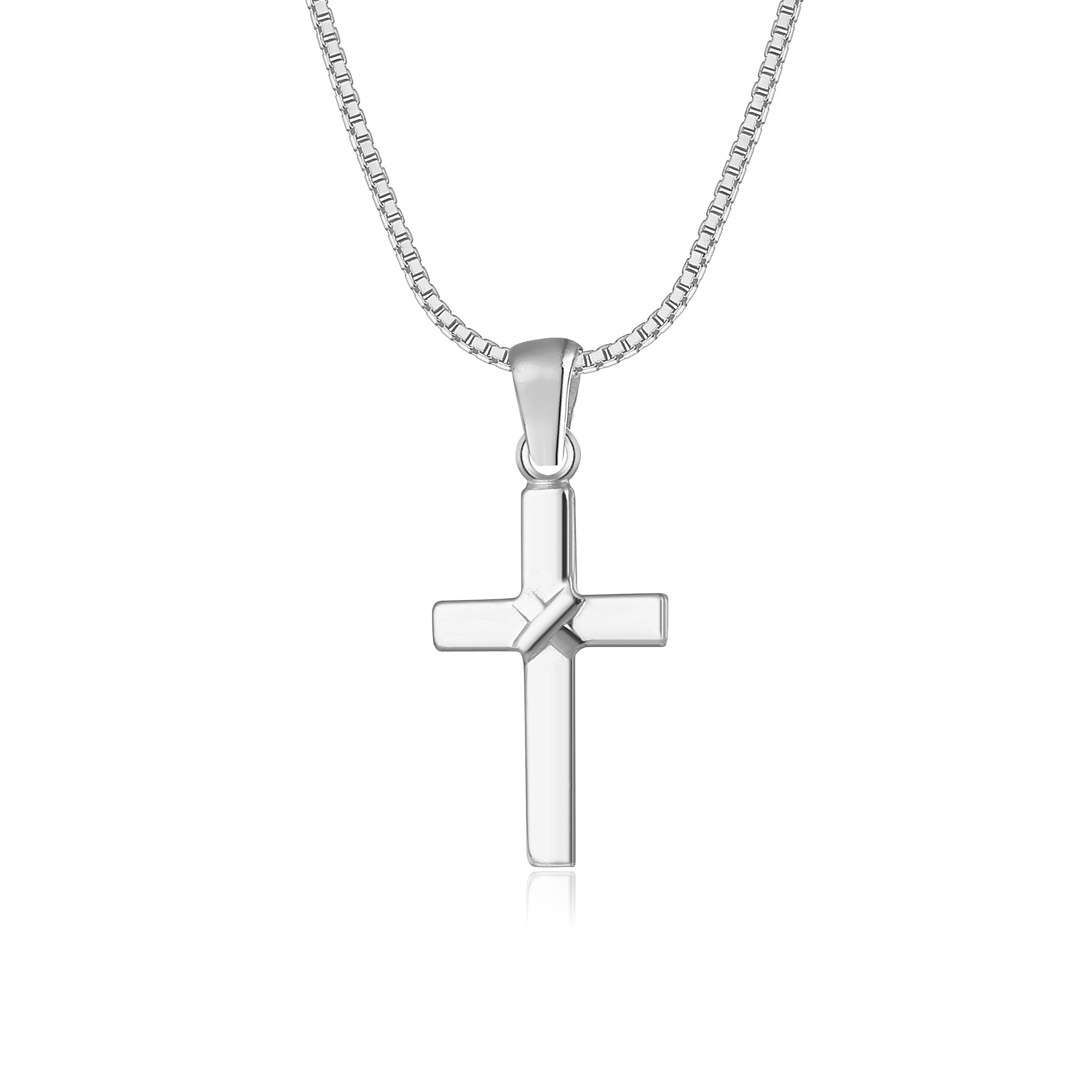 NAHLE Kette mit Anhänger Kreuz Silberkette günstig online kaufen