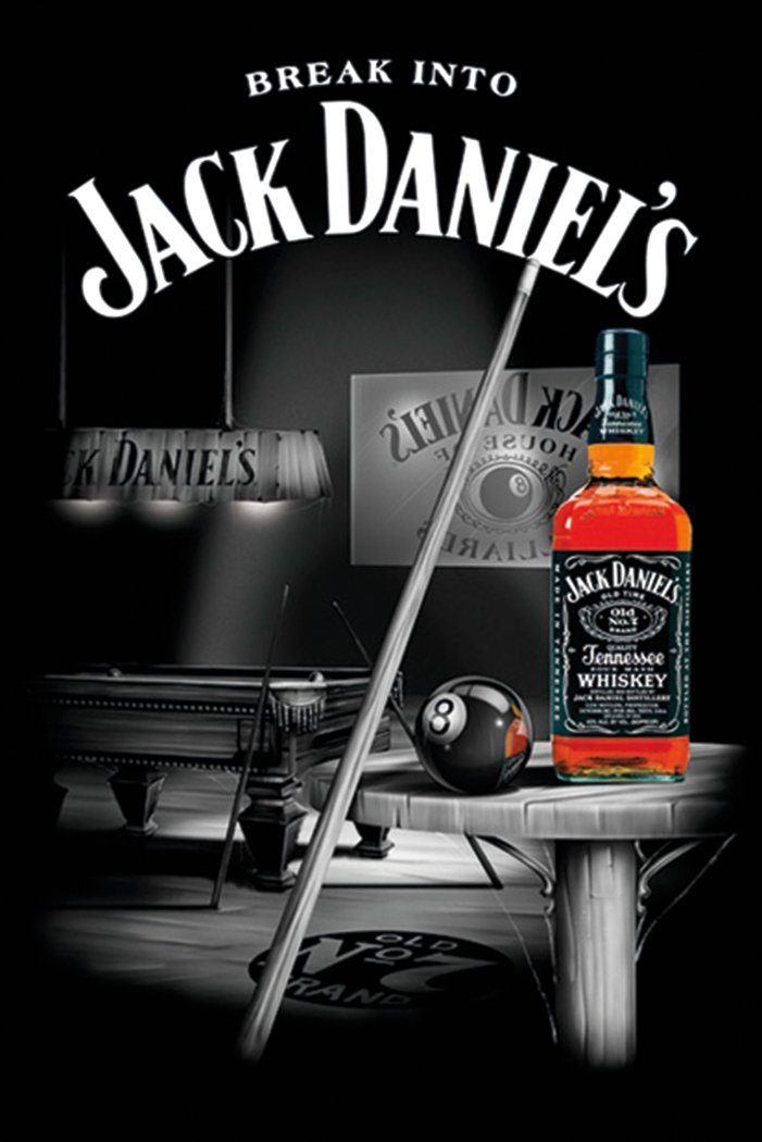 PYRAMID Poster Jack Daniel's Poster Pool günstig online kaufen