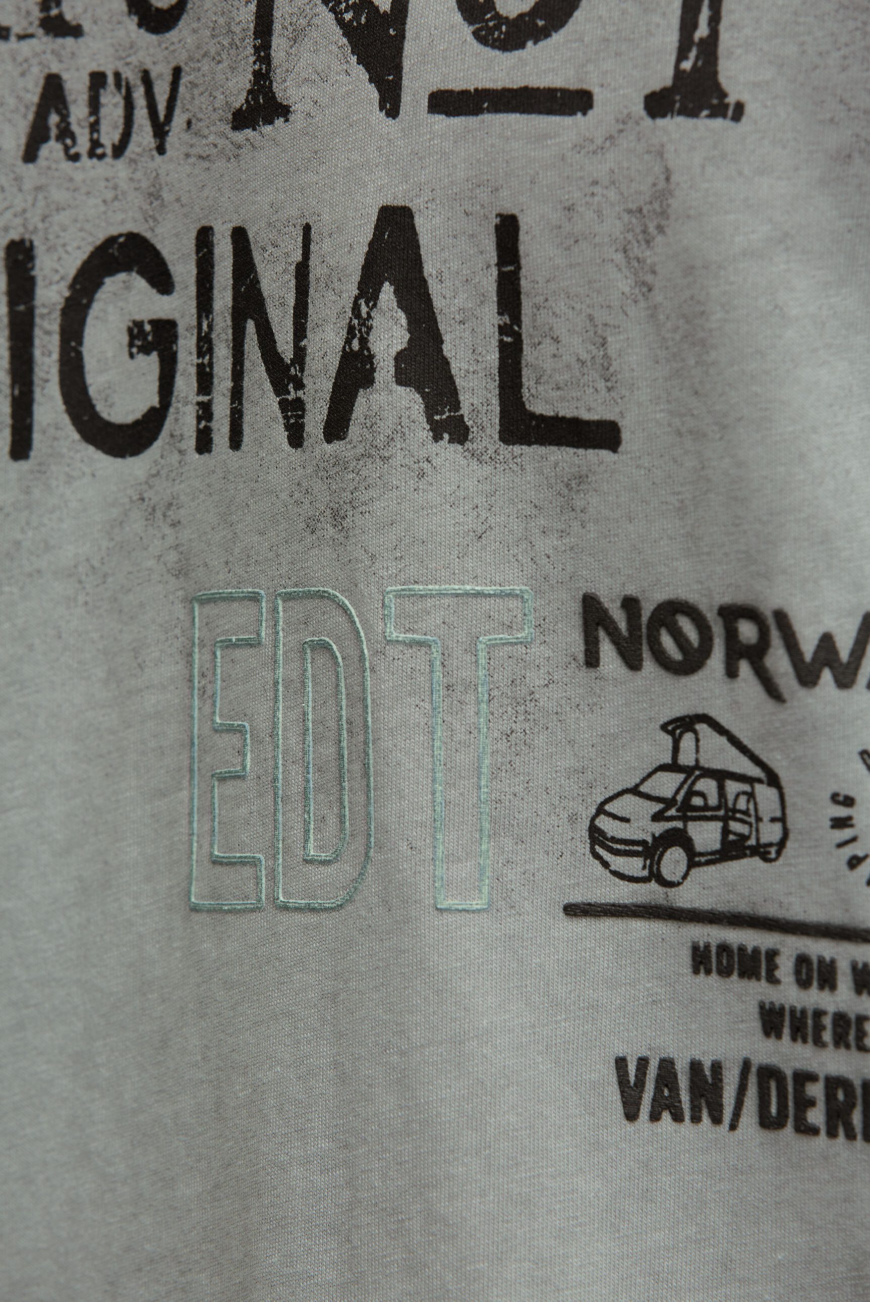 CAMP DAVID Rundhalsshirt aus Baumwolle