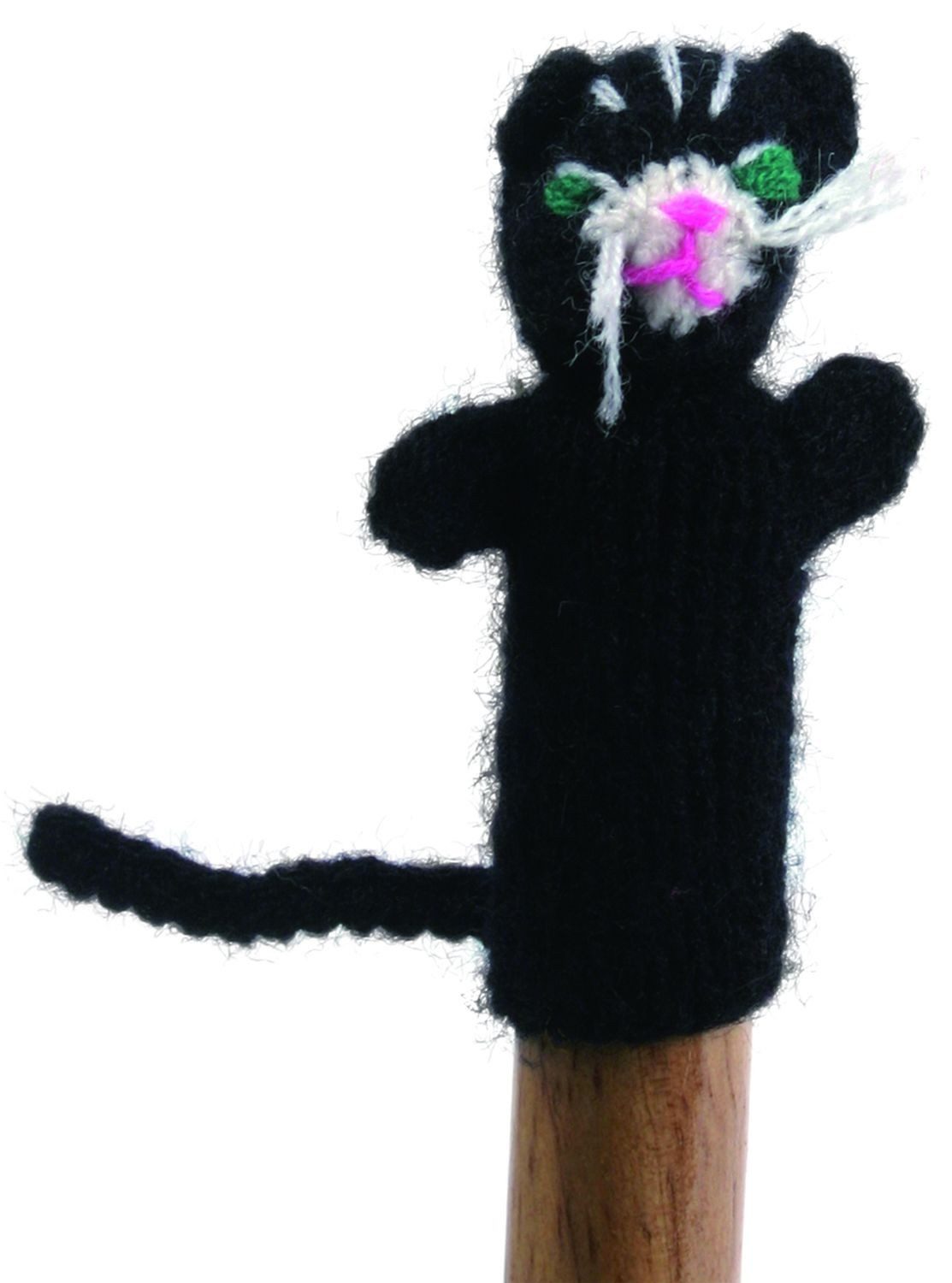 El Puente Fingerpuppe Gestrickte Fingerpuppe "Katze", Handmade, Handmade
