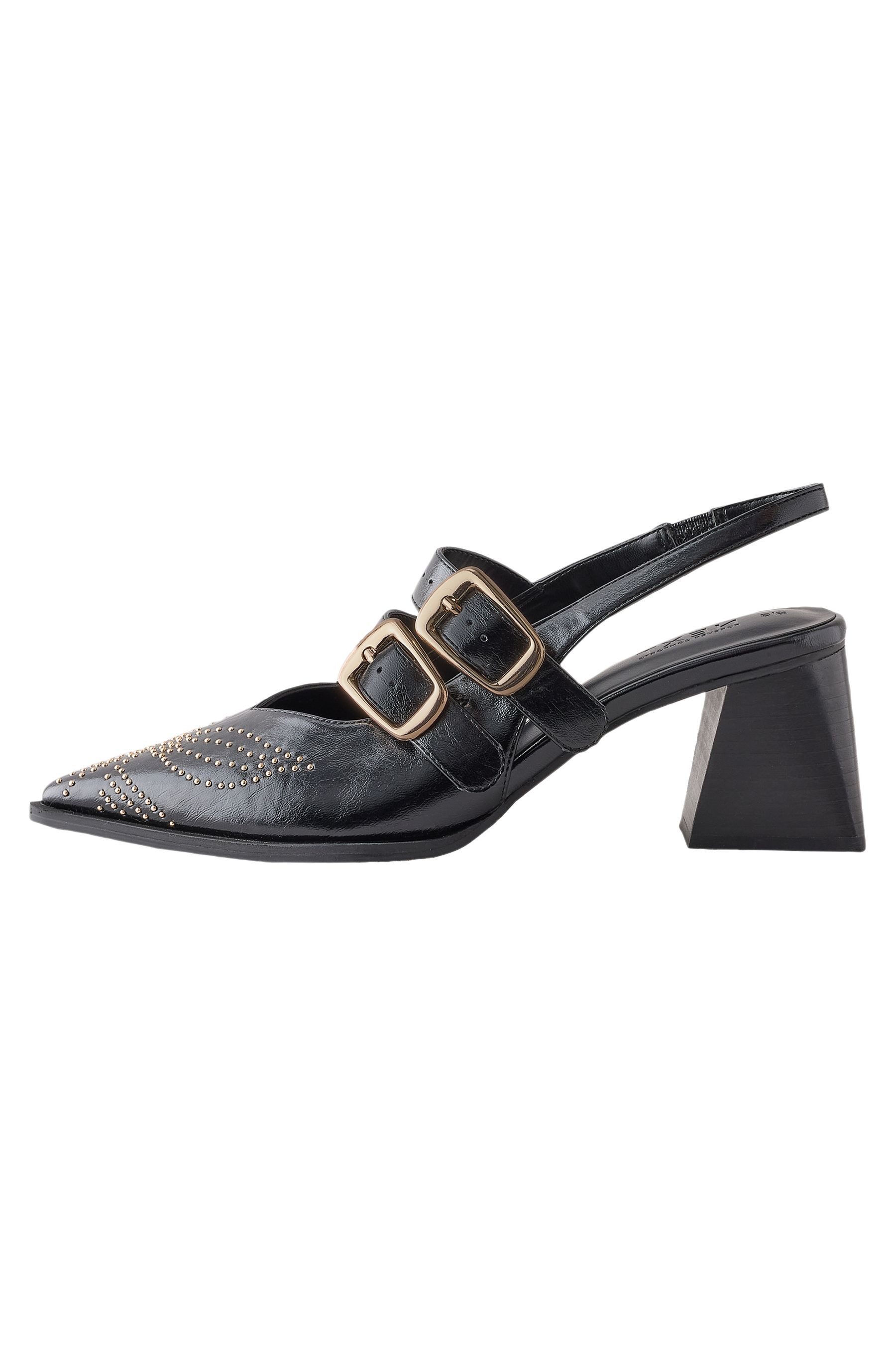 Next Forever Comfort® hohe Slingbacks mit Nieten Slingsandale