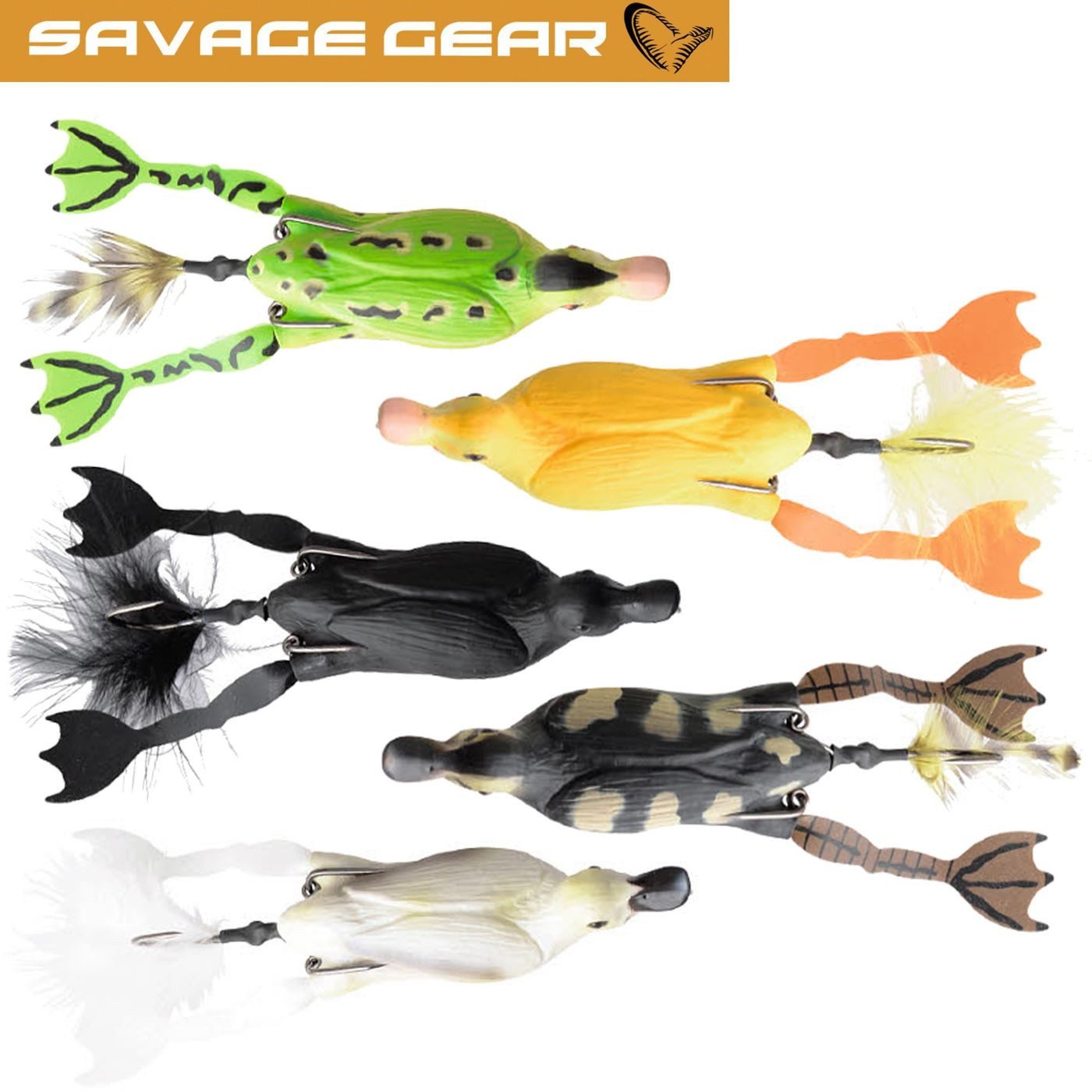 Savage Gear Kunstköder Savage Gear the Fruck 3D Hollow Duckling - Gummifisch Ente