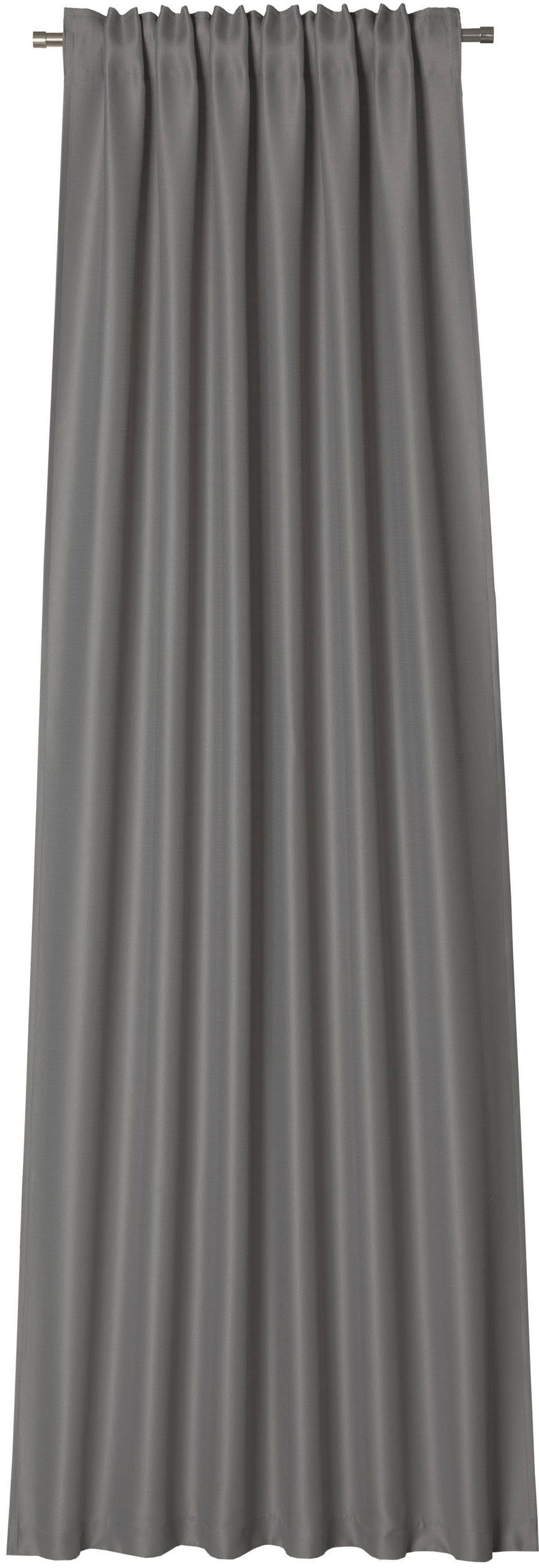 Vorhang Linessa, Neutex for you!, verdeckte Schlaufen (1 St), blickdicht, Jacquard, Schal mit verdeckten Schlaufen, Breite 137 cm, nach Maß