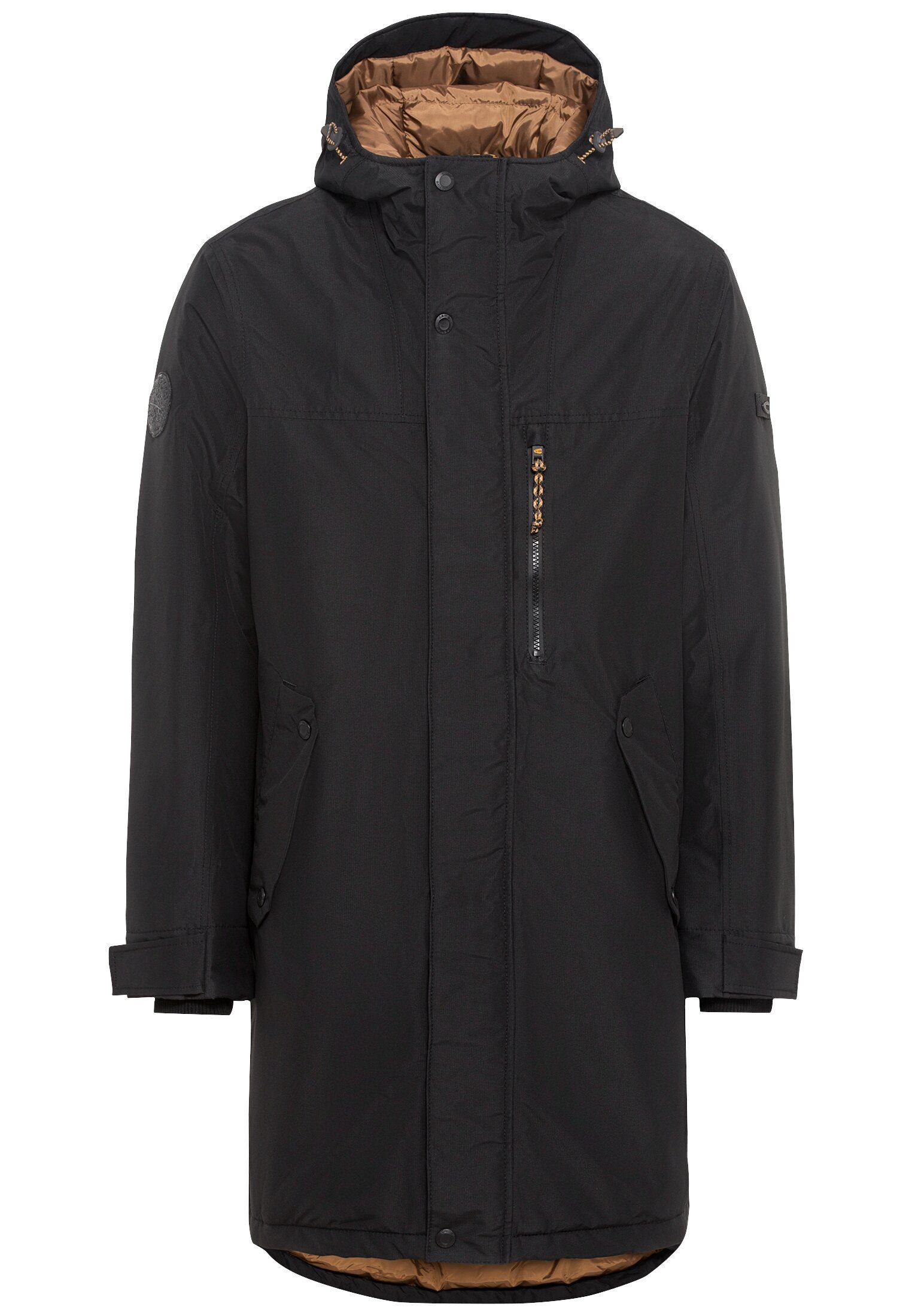 camel active Funktionsmantel mit Kapuze Langarm Kapuze Kapuze