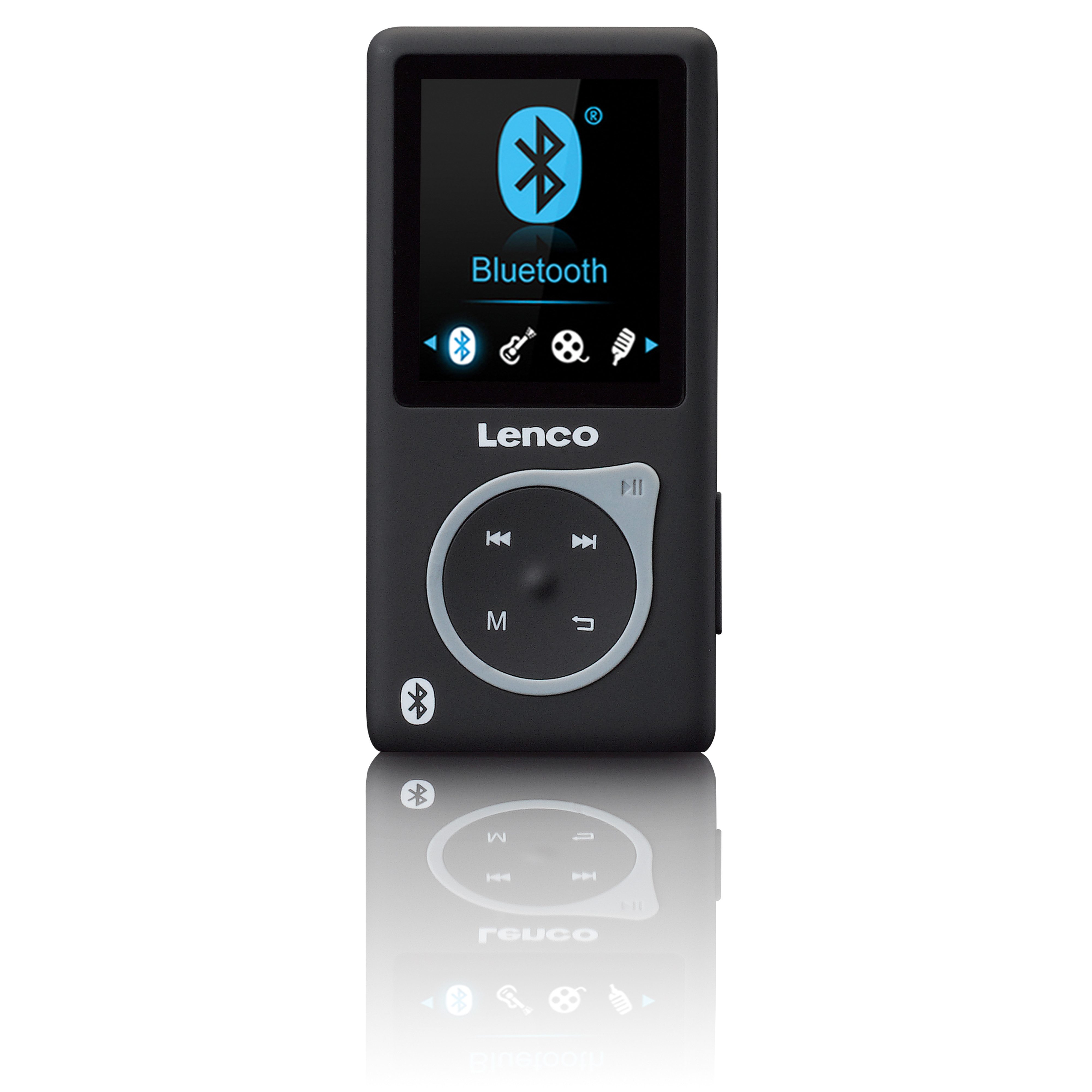 Lenco MP3/MP4-Player mit Bluetooth Schwarz MP4-Player (SD)