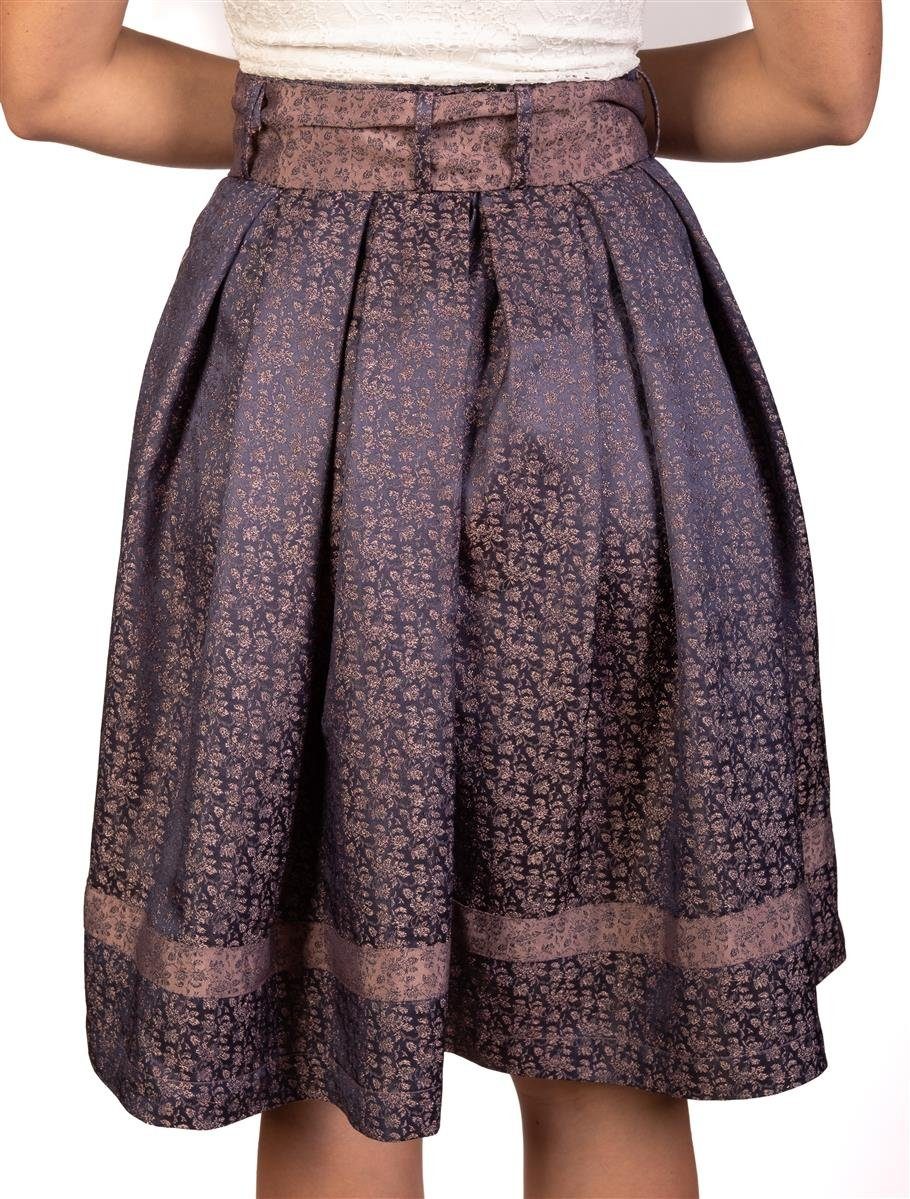 Trachtl Dirndl DAMEN FALTENROCK LENA Blau 40 günstig online kaufen