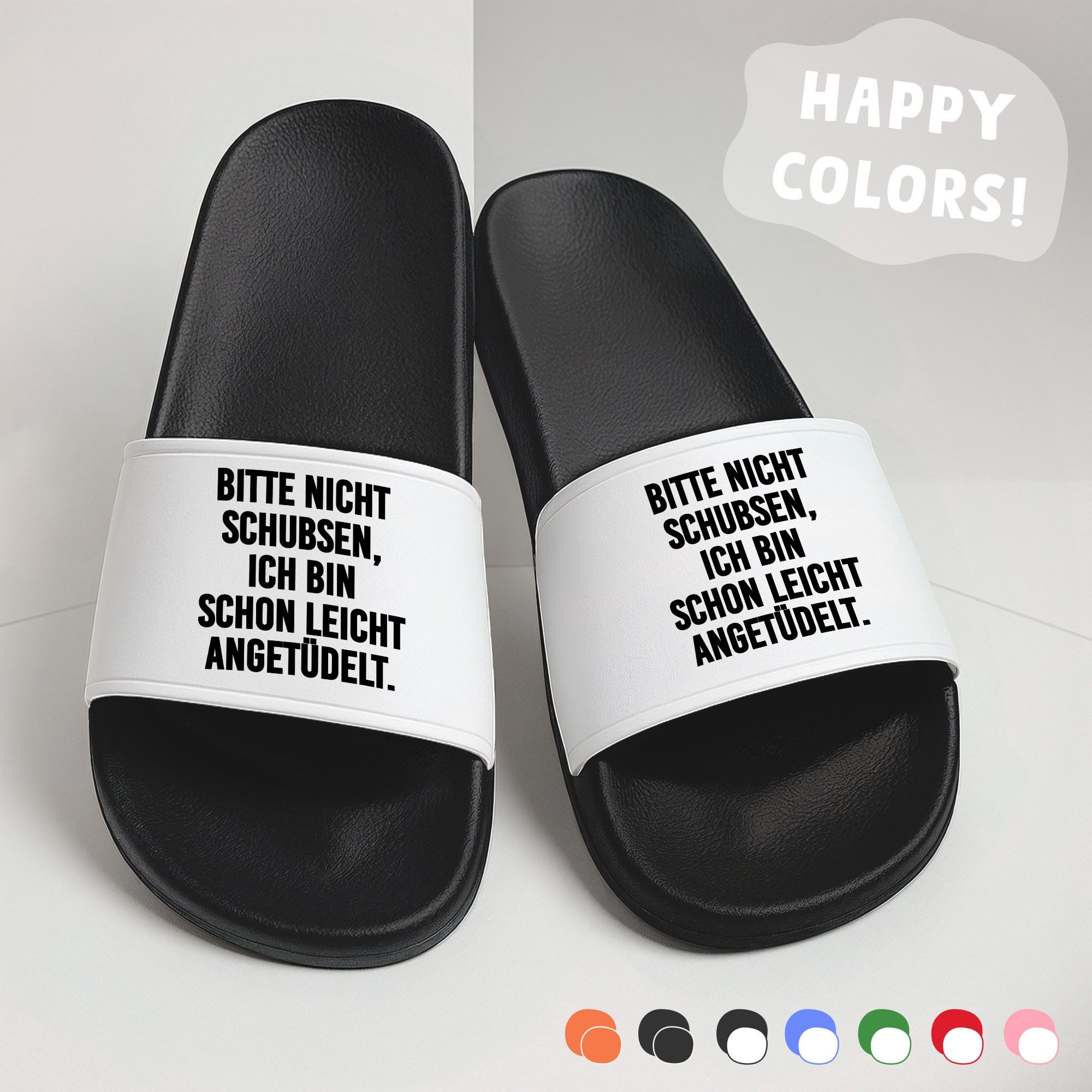 MoonWorks Badeschlappen mit Spruch Party Alkohol günstig online kaufen