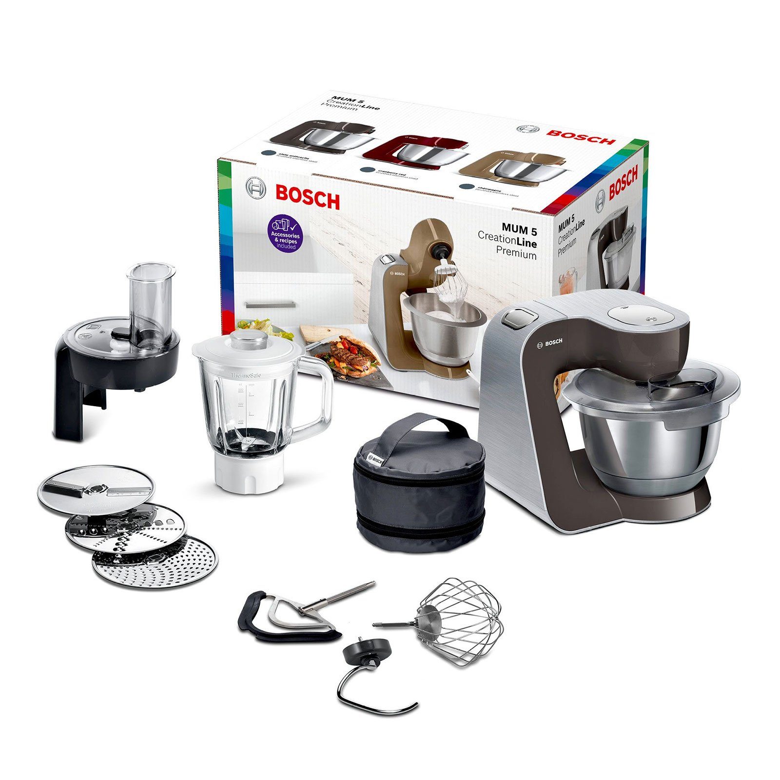BOSCH Küchenmaschine MUM58A20Küchenmaschine, 1000 W, 3.9 l Schüssel