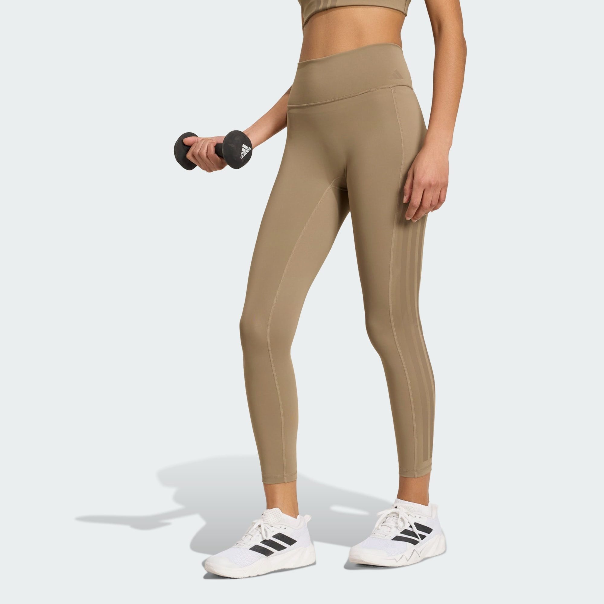 Leggings OPTIME WORKOUT 3-STREIFEN 7/8 LEGGINGS
