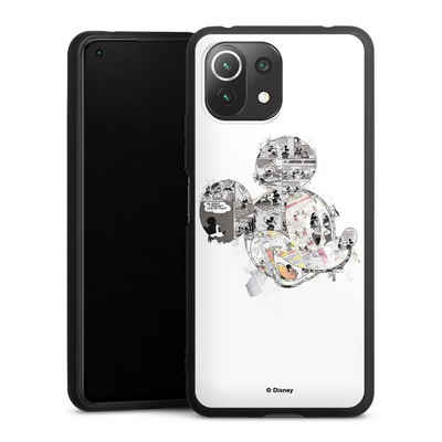DeinDesign Handyhülle Mickey Mouse Offizielles Lizenzprodukt Disney Mickey Mouse - Collage, Xiaomi Mi 11 Lite 5G Silikon Hülle Premium Case Handy Schutzhülle